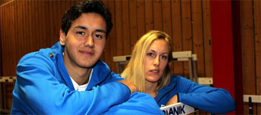 Victoria Joäng och Adam Denguir IFK Lund
